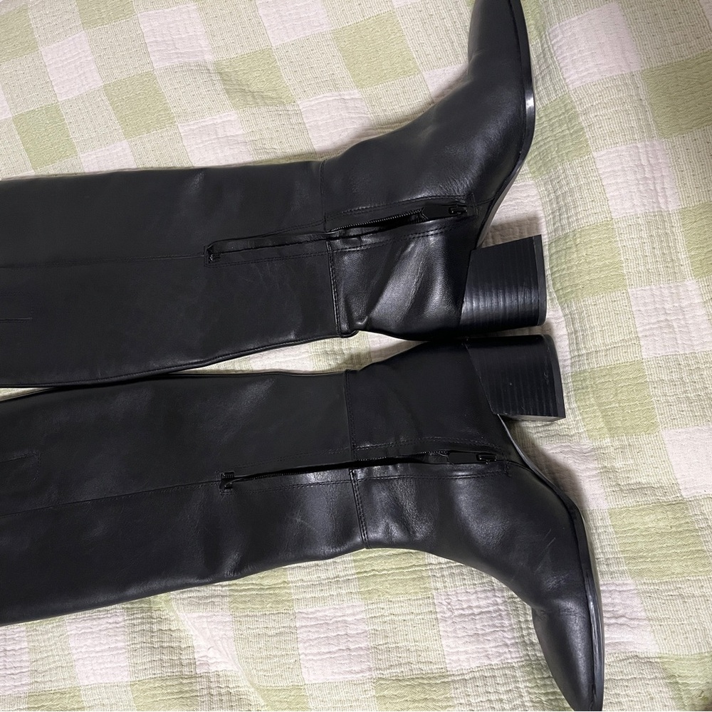 Like new Sam Edelman heeled black boots. - Picture 2 of 5